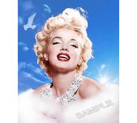 Marilyn Monroe Poster Hollywood Actress Norma Jeane Photo Wall Art Picture A4
