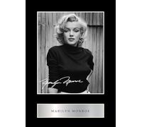Marilyn Monroe Pre Printed Signature Signed Mounted Photo Display 1 Printed Autograph Picture 10x8 Inch Mount