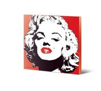 Marilyn Monroe Red Canvas Print Red/white/black (30Cm X 30Cm)