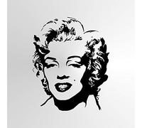 Marilyn Monroe Reusable Stencil A3 A4 A5 & Bigger Sizes Movie Star Actress Singer / Marilyn1 (Reusable Mylar, A4 Size - 210 x 297 mm, 8.3 x 11.7 in)