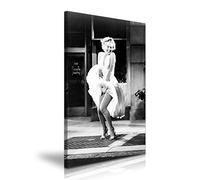 Marilyn Monroe Subway Dress Poster Canvas Wall Art Picture Print - For Modern Home Office Garden Game Room Gym Hotel Decoration (XL: 61cm X 91cm)