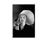 Marilyn Monroe Vintage Photograph - Retro Wall Art - Marilyn Monroe Photo Print - Old Hollywood Post Canvas Poster Bedroom Decor Sports Landscape Office Room Decor Gift Unframe-style 12x18inch(30x45cm