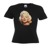 Marilyn Monroe Womens Lady Fit T Shirt Large Black