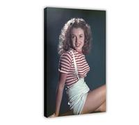 Marilyn Monroe Young Girl Retro Cover Wall Art Deco Poster Canvas Poster Bedroom Decor Landscape Office Room Decor Gift 24x36inch(60x90cm)
