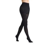 MARILYN opaque high-waisted body shaping tights, 100 den, black