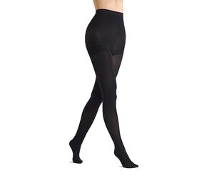 MARILYN opaque high-waisted body shaping tights, 100 den, black