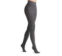 MARILYN warm opaque women's tights, 80 DEN, comfortable elastic waistband, invisible toe reinforcement, melange