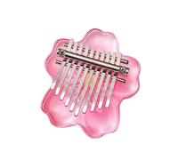 Marimba For Beginners 10 Keys Kalimba Cute Mini Musical Keyboard Acrylic Transparent Kalimbas Professional Fingers Piano Gift(Style 3)