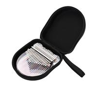 Marimba For Beginners 17 Key Acrylic Transparent Thumb Piano With Tuner Hammer Kalimba Case Finger Piano(Style 1)