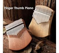 Marimba For Beginners 17 Key Thumb Piano Kalimba Camphorwood C Tone With Bag Music Book Scale Stickers Tuning Hammer Sapele/maple Wood(Maple)