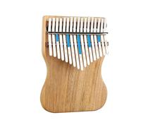 Marimba For Beginners 17 Keys Full Veneer Camphor Wood Kalimba With Instruction And Tune Portable Thumb Piano
