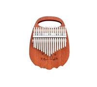 Marimba For Beginners 17 Keys Kalimba Professional Thumb Piano Full Veneer Solid Wood Okoume Wood Finger Piano Keyboard Instrument(Style 2)