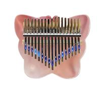 Marimba For Beginners 21 Keys Thumb Piano Transparent Acrylic Kalimba Creative Butterfly Finger Piano Musical Instrument(Style 2)