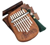 Marimba For Beginners 8 Key Kalimba Finger Thumb Piano Full Veneer Camphor Wooden Keyboard Percussion Instrument Music Gift For Beginner(Style 3)