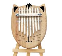 Marimba For Beginners 8 Key Kalimba Finger Thumb Piano Full Veneer Camphor Wooden Keyboard Percussion Instrument Music Gift For Beginner(Style 4)