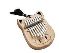 Marimba For Beginners 8 Key Kalimba Finger Thumb Piano Full Veneer Camphor Wooden Keyboard Percussion Instrument Music Gift For Beginner(Style 2)