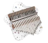 Marimba For Beginners Acrylic Kalimba Piano 17 Keys Finger Piano Musical Instruments For Adult Beginners Star Shape(Style 2)