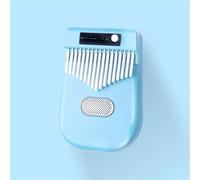 Marimba For Beginners Chromatic Electric Kalimba 17 Keys Electronic Digital Thumb Finger Keyboard Music Instrument(Blue)