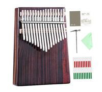 Marimba For Beginners Kalimba 17 Key With Hole Full Solid Wood Thumb Piano 21 Key Kalimba Musical Instrument Professional For Beginners(Rose wood 21)