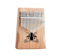Marimba For Beginners Kalimba Music Instrument Thumb Piano 17 Keys Professional Musical Instruments(Log)