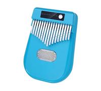 Marimba For Beginners Mini Kalimba 17 Keys Kalimbas Ortable Musical Keyboard Accessories Electronic Finger Piano(Blue)