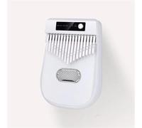 Marimba For Beginners Mini Kalimba 17 Keys Kalimbas Ortable Musical Keyboard Accessories Electronic Finger Piano(White)
