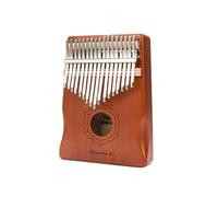 Marimba For Beginners Okoume Thumb Piano 17-note Kalimba Round Sound Hole Beginner Kalimba(Style 2)