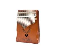 Marimba For Beginners Okoume Thumb Piano 17-note Kalimba Round Sound Hole Beginner Kalimba(Style 8)