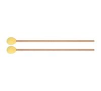 MARIMBA MALLETS MEDIUM HARD YARN HEAD WITH MAPLE HANDLE PERCUSSION PLAYING YELLOW FOR MUSICIANS
