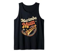 Marimba Mom Retro Percussion Band Music Tank Top