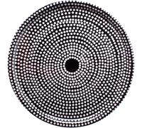 Marimekko Fokus round tray black