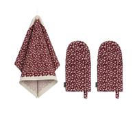 Marimekko kitchen textile set Unikko gloves + towel