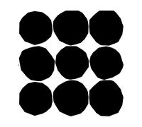 Marimekko Kivet napkin 33x33 cm 20-pack Black-White
