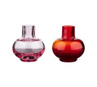 Marimekko Mini vase 2 pieces Ruby red-pink