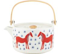 Marimekko - Musta Tamma Teapot 70 cl, Blue / Orange Red - Blue