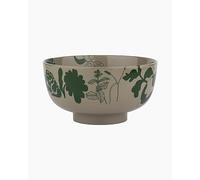 MARIMEKKO Oiva Elokuun Varjot Large Bowl - Refine Your Kitchen Décor with Our Iconic Green and Brown Stoneware - Elevate Your Dining Experience with This Stylish Big Salad Bowl (50 Oz)