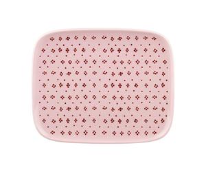 Marimekko Oiva Muija plate 12x15 cm Pink