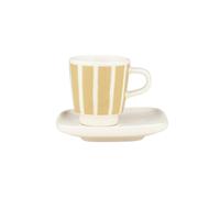 Marimekko - Oiva / Piccolo Espresso Cup, Sand - White