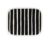 Marimekko Oiva Piccolo plate 12x15 cm Black-white