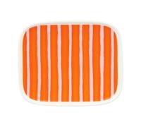 Marimekko Oiva Piccolo plate 12x15 cm Orange-pink
