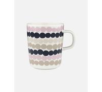 MARIMEKKO Oiva Räsymatto Coffee Mug - Refine Your Kitchen Décor with Our Iconic Stoneware - Stylish Porcelain Coffee Cups to Elevate Your Drinking Experience (8.8 oz)