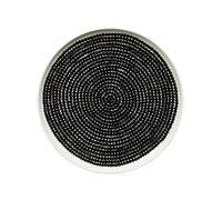 Marimekko - Oiva/Räsymatto Plate 25 cm - Black