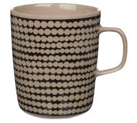 Marimekko - Oiva/Siirtolapuutarha Mug 25 lack/Terra - Black