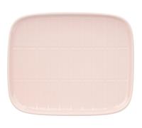 Marimekko - Oiva/Tiiliskivi Plate 12x15 cm, Light Pink - Light Pink
