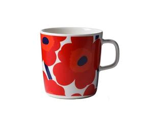 Marimekko Oiva/Unikko 4 DL Cup - WHITE/RED