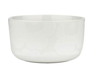 Marimekko - Oiva/Unikko Bowl 50 cl, White - White