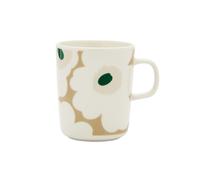 Marimekko - Oiva/Unikko Coffee Cup 25 ark Green / Light Sand - Dark Green