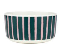 Marimekko - Piccolo Bowl 50 cl, Pink / Dark Green - Pink