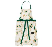 Marimekko - Pieni Unikko Apron, Sand / Emerald - Sand