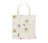 Marimekko Pieni Unikko bag 44x43 cm Pink-off white-sand